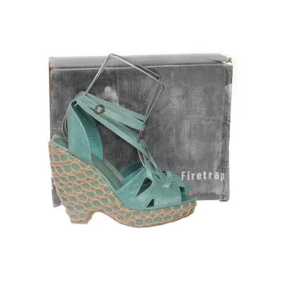 Wedges (Blue) from Firetrap Leather