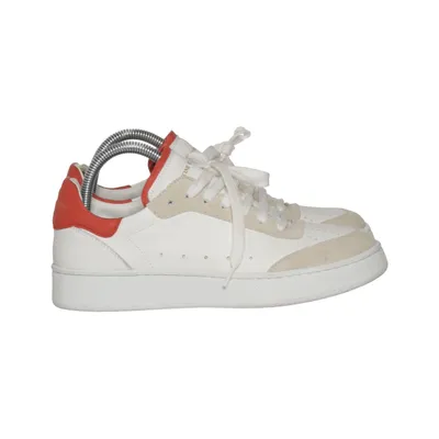 Sneakers (White Nubuck Low Top Sneakers) fra Officine Creative Læder, Ruskind
