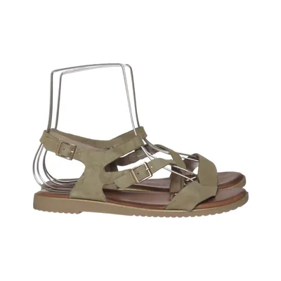 Sandalen (Groen) van Jana Leer