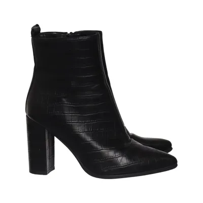 Bottes à talons (Noir) de Ideal Shoes