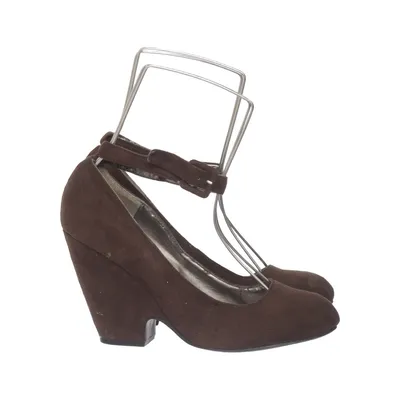 Wedges (Brown) from Belle Leather