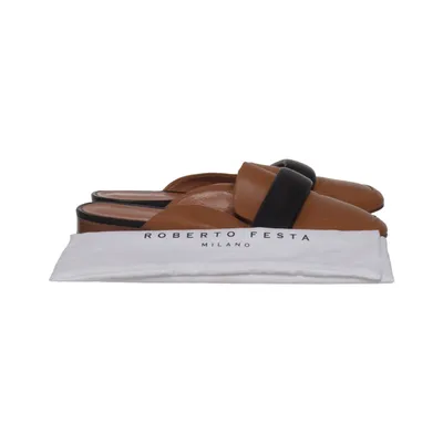 Slip-ins (Bruin, Zwart) van Roberto Festa Leer