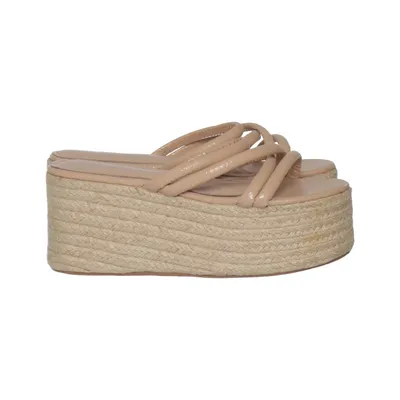 Wedges (Beige) from Simmi