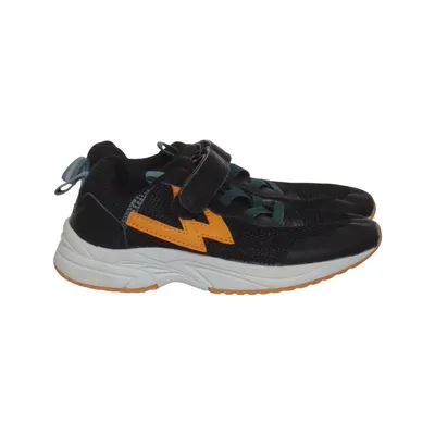 Baskets (Noir, Orange, Blanc) de Lining Cuir