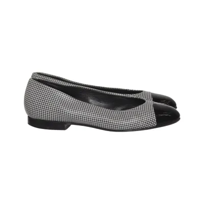 Ballerines (Noir, Blanc) de Donna Carolina Cuir