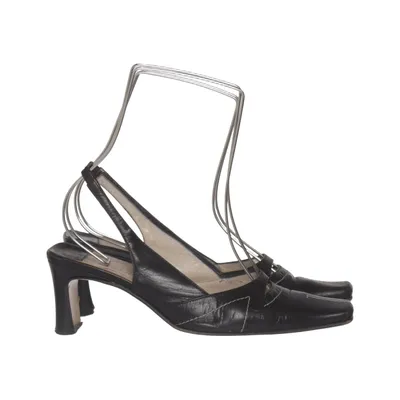High heel sandals (Black) from Rossi Leather
