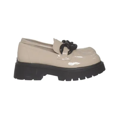 Loafers (Beige, Black) from Oxmox Polyamide