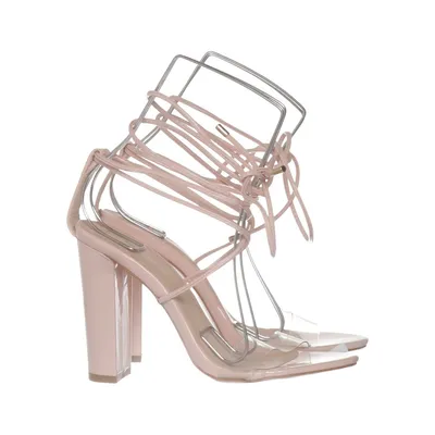 High heel sandals (Pink) from Queen Tina