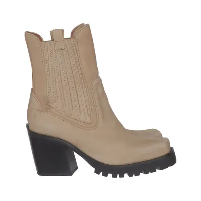 Ankelstøvler (Beige) fra Jeffrey Campbell Læder