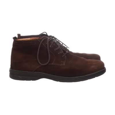 Laced boots (Brown) from Valleverde Suede