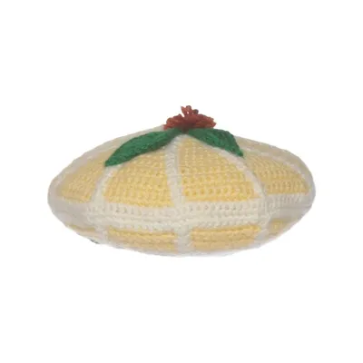Beret (Gul, Hvid, Grøn) fra Handmade with Love