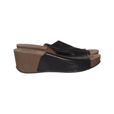 Chaussure compensées (Noir) de Charlotte of Sweden Cuir