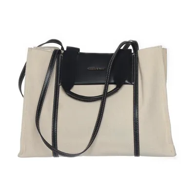 Tygpåse (Beige, Svart) från Charles & Keith
