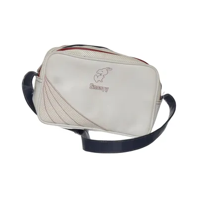 Shoulder-bag (White, Blue) from Peanuts