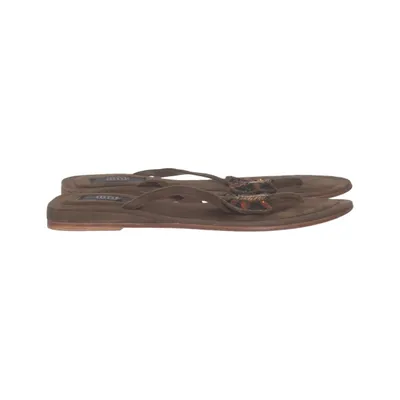 Flip-flops (Brown) from BDK Leather