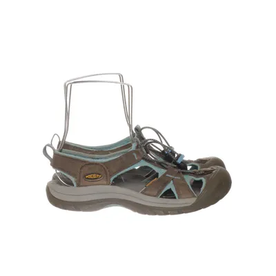 Sandalen (Bruin, Blauw) van Keen Leer