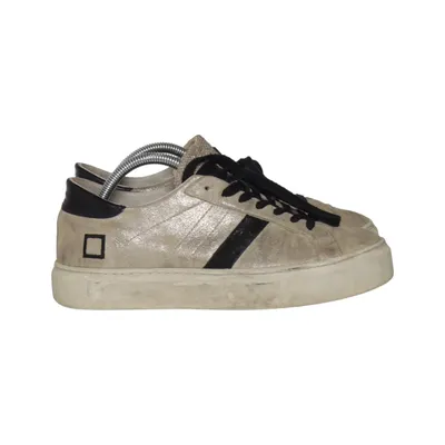 Sneakers (Beige, Zwart) van Date Leer