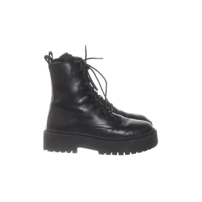 Veterlaarzen (Zwart) van Zara Imitatieleer
