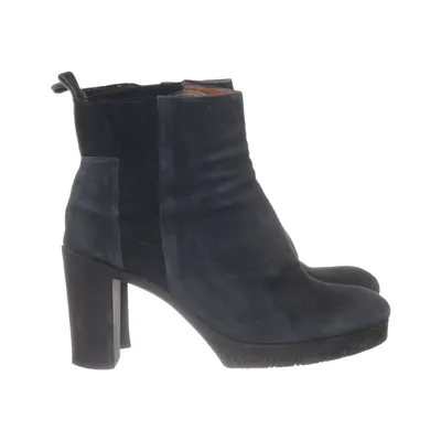 Heeled boots (Blue) from Rodebjer Suede