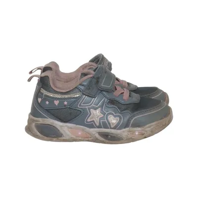 Baskets LED (Bleu, Gris, Rose) de Pony Cuir