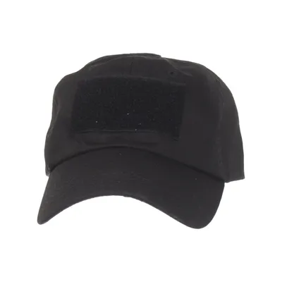 Baseballkeps (Svart) från Rothco Bomull, Polyester