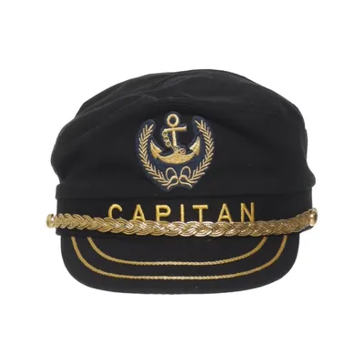 Captain hat (Black) from Wonderful Cotton