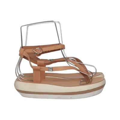 Sandalen (Beige, Wit) van Ancient Greek Sandals Leer