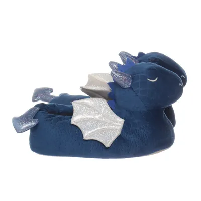 Tofflor (Blå, Silverfärgad)
