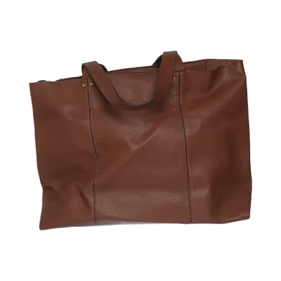 Handbag (Brown) from Mango Polyester, Polyurethane