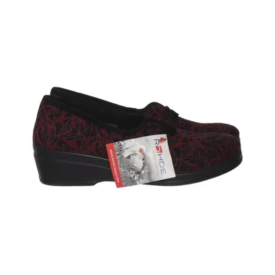 Slippers (Zwart, Rood) van Rohde Leer