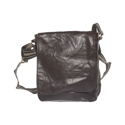 Shoulder-bag (Brown) from Code Polyester, Polyurethane