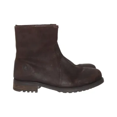 Boots (Braun) von Kämpgen Acryl, Baumwolle, Leder