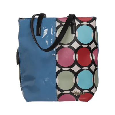 Handbag (Blue, Multicolored) from Doca