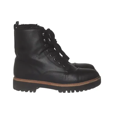Bottes à lacets (Noir) de Landrover Cuir