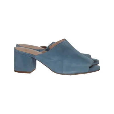 Mules (Blue) from Dasia Leather