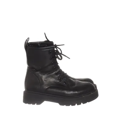 Laced boots (Black) from DinSko
