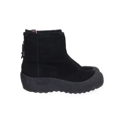 Curling boots (Black) from Landrover Leather