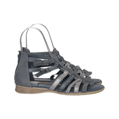 Gladiator sandalen (Grijs, Zilver) van Indigo