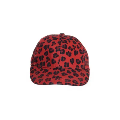 Honkbalpet (Rood, Zwart) van Mini Rodini Gerecycled polyester