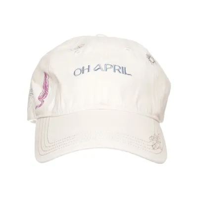 Baseball cap (Beige, Multicolored) from Oh April Cotton