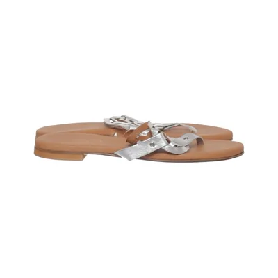 Sandales (Argent, Marron) de GUJA Cuir