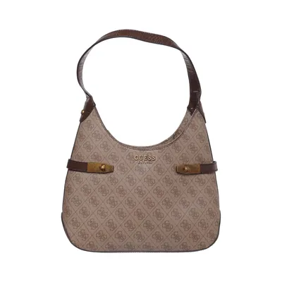 Shoulder-bag (Brown) from Guess Cotton, Polyester