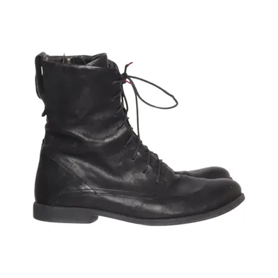 Laced boots (Black) from Think! Leather