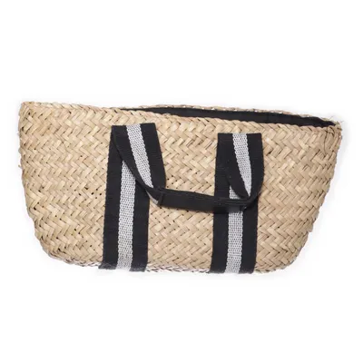 Strandväska (Beige, Svart, Vit)