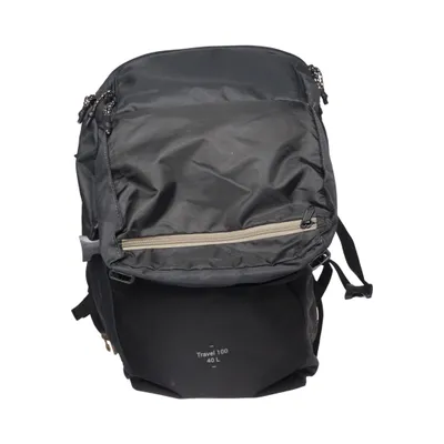 Backpack (Travel 100) from Forclaz Polyester, Polyurethane