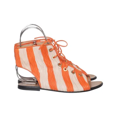 Sandaler (Orange, Beige) fra Viktor & Rolf Læder