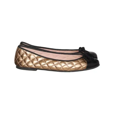 Ballerina's (Goud, Zwart) van Pretty Ballerinas Leer