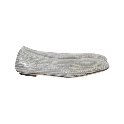 Ballerines (Argent) de Victoria Beckham Cuir
