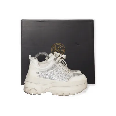 Sneakers (Vit, Silverfärgad) från Kurt Geiger Polyuretan