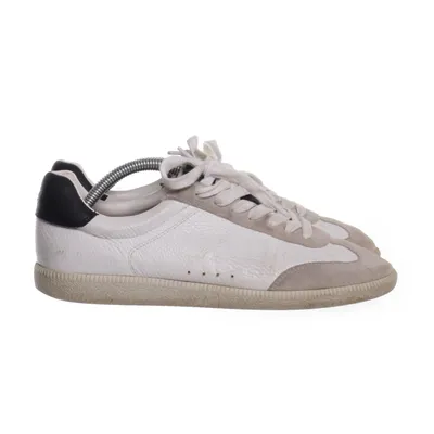 Sneakers (Vit, Beige, Svart) Skinn, Mocka